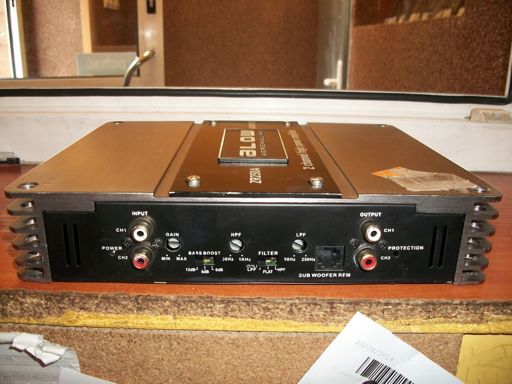 Wzmacniacz samochodowy CAR AUDIO BLOW ZR250A 400W