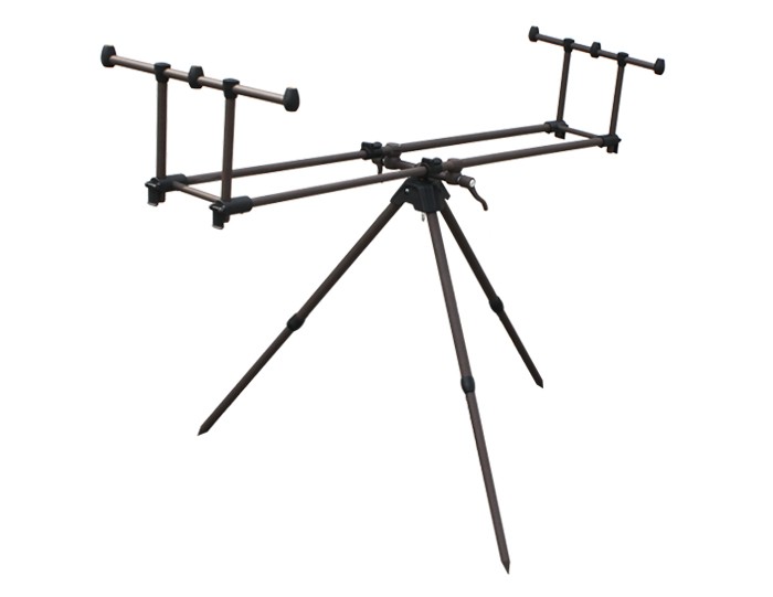 Tripod karpiowy DELPHIN STATIC BROWN na 3 wędki