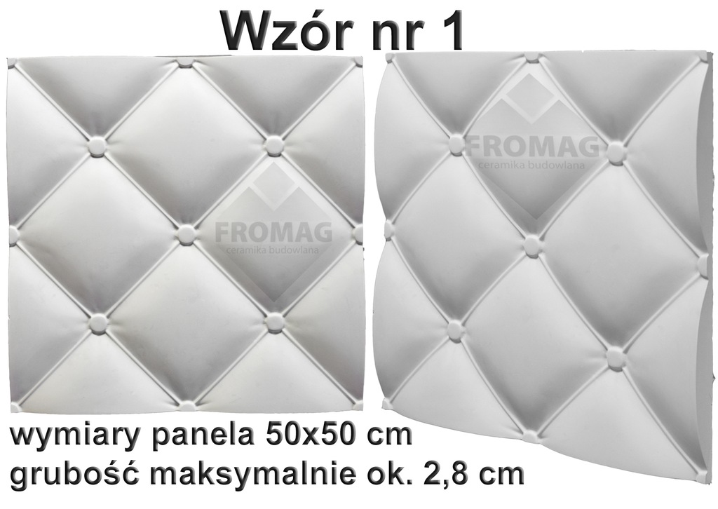Panel 3D Panele dekoracyjne ścienne PIKOWANY