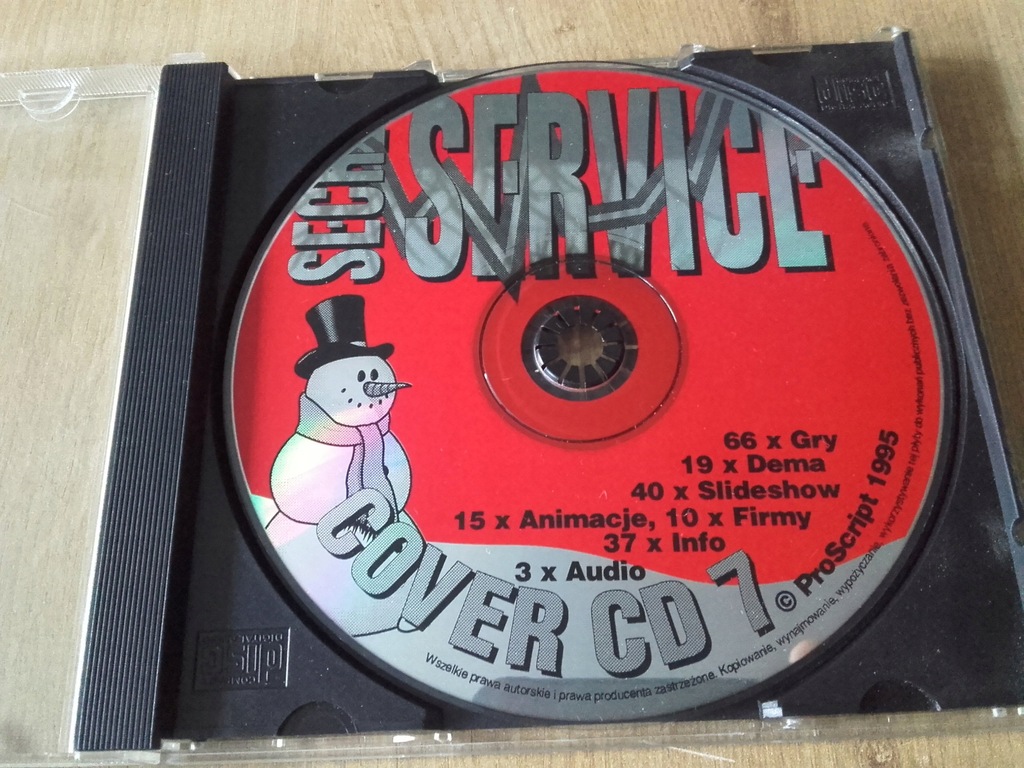 SECRET SERVICE COVER CD 7 Unikat
