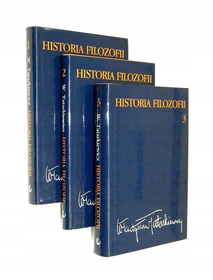 Tatarkiewicz HISTORIA FILOZOFII [1-3] komplet