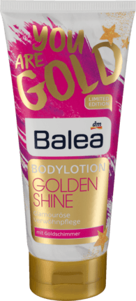 Balea Golden Shine balsam do ciała z brokatem 200m