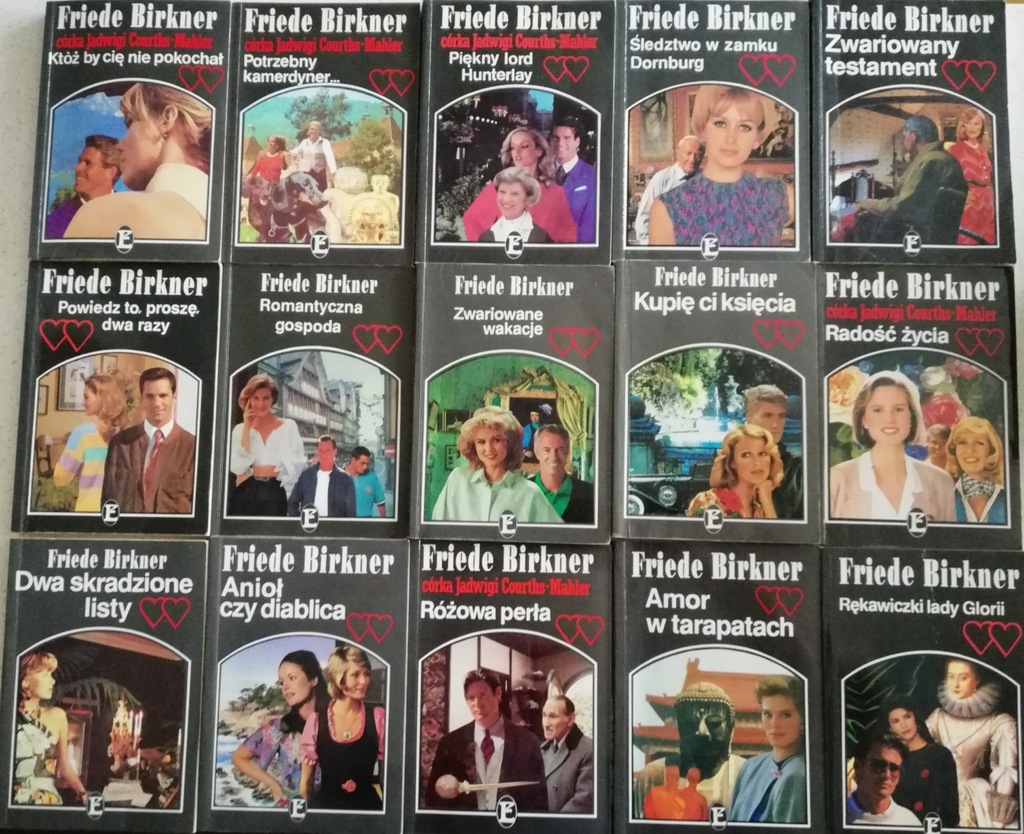zestaw książek Friede Birkner 15 sztuk 16