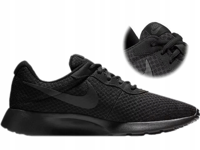 812654-001 BUTY NIKE TANJUN rozm 42 CZARNE LEKKIE