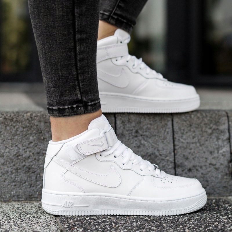 BUTY NIKE AIR FORCE 1 MID 07 ALL WHITE r.38 WYS PL 7681526267 oficjalne archiwum Allegro