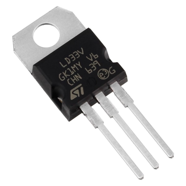 :Stabilizator napięcia LD33V 3,3V 0,8A TO220 3 szt