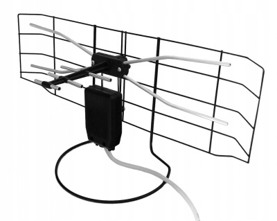 POLSKA MOCNA ANTENA TV POKOJOWA DVB-T + 34DB CYFRA