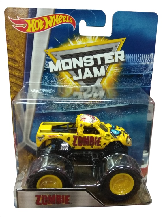 BHP37 Hot Wheels Monster Jam auto ZOMBIE ŻÓŁTY