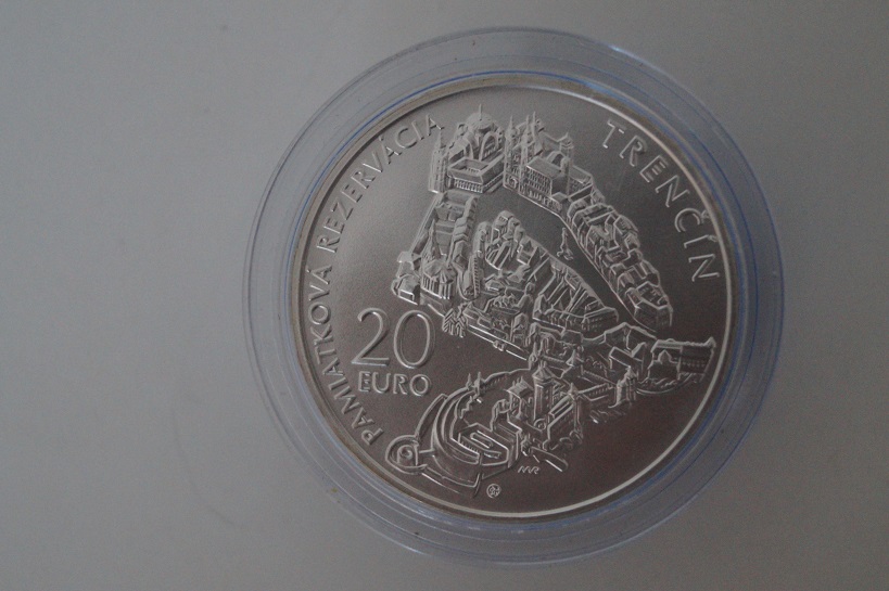 Słowacja 20 euro srebro uncja ag rzadkie 2012 L