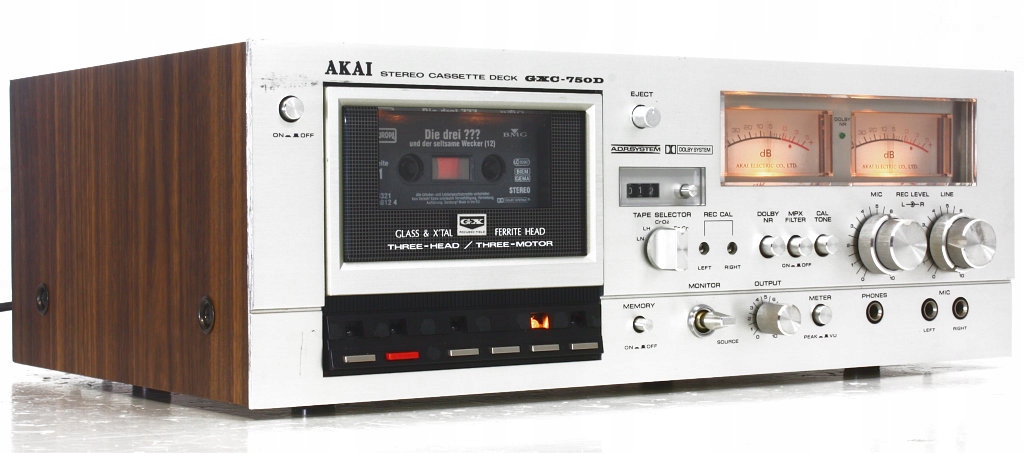 AKAI GXC-750D POSZUKIWANY MAGNETOFON STEREO TOP