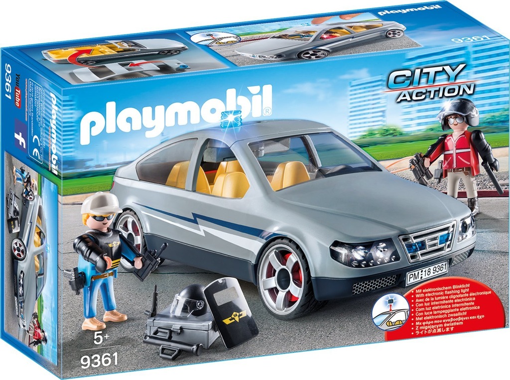 Nowy Playmobil 9361 Samochód tajniaków