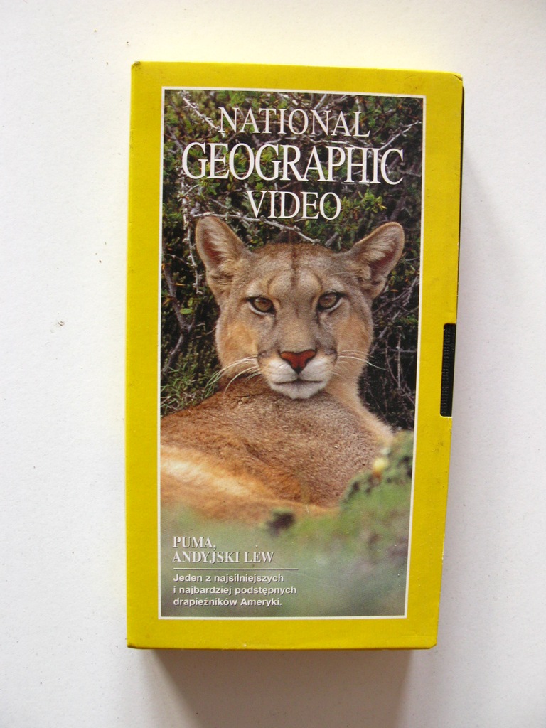 PUMA Andyjski lew - NAtional Geographic film VHS
