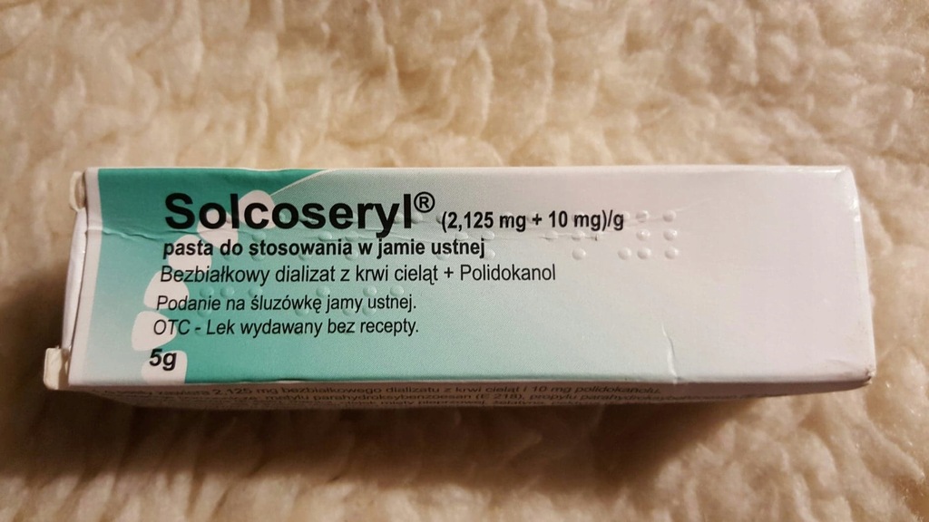 Solcoseryl dental pasta stomatologiczna j ustn