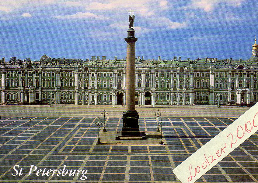 ROSJA ST PETERSBURG ERMITAŻ ANIOŁ KOLUMNA ALEKSAND