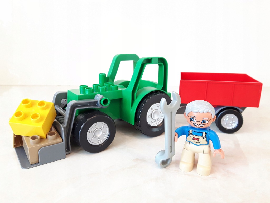 4687 Duplo Tractor And Trailer LEGO DUPLO Traktor Z Przyczepą 4687