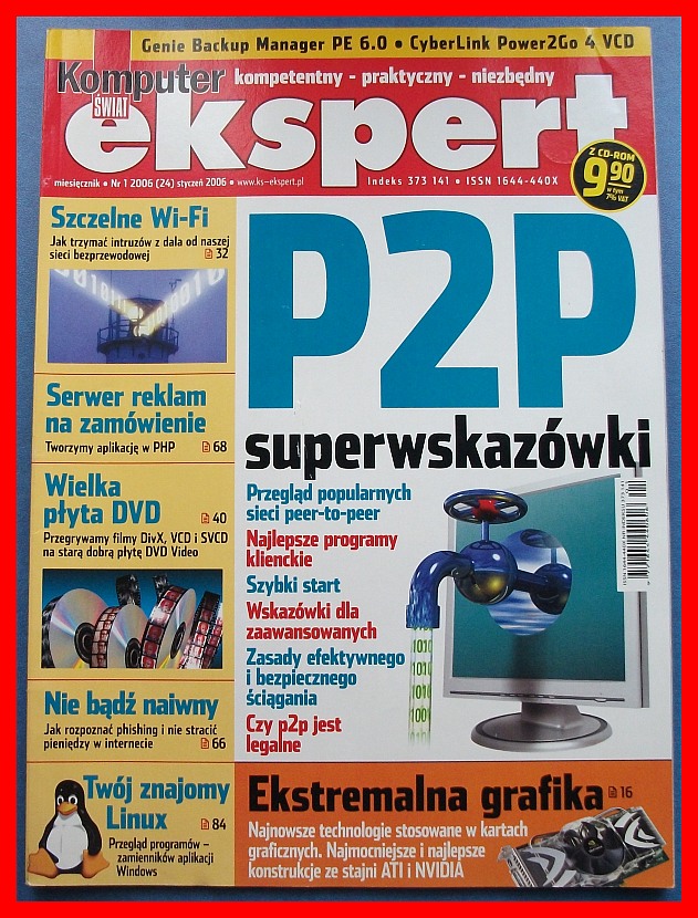 KOMPUTER ŚWIAT EKSPERT - 1/2006 (24) - OKAZJA!!!