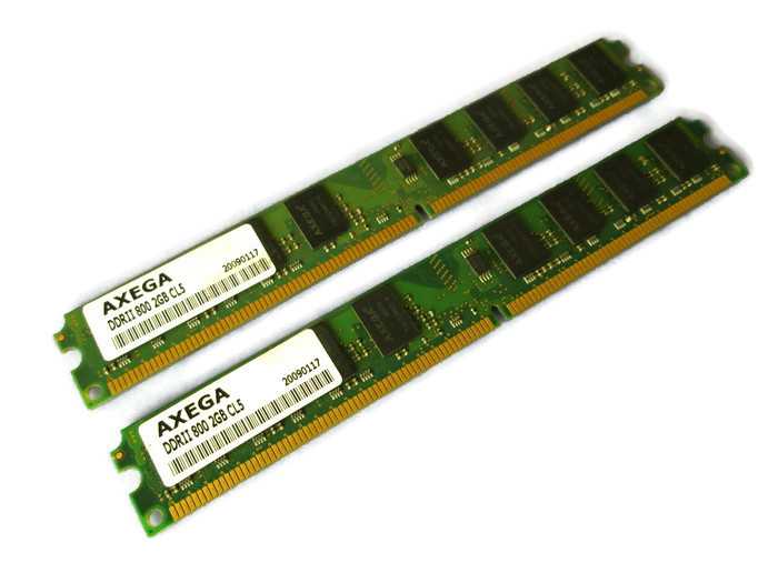 AXEGA 4GB (2x2GB) 800Mhz Dual DDR2 CL5 F-Vat !