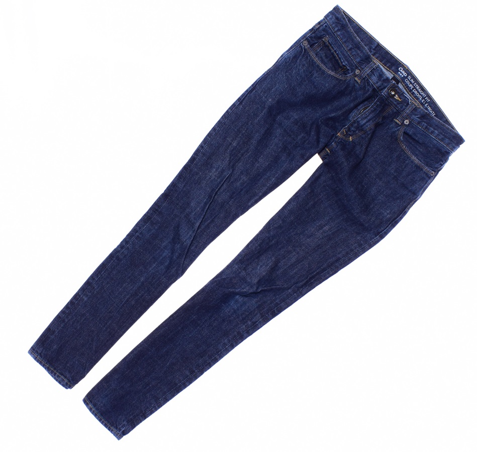 6454-92 ..GAP SLIM STRAIGHT... SPODNIE JEANS r.W30