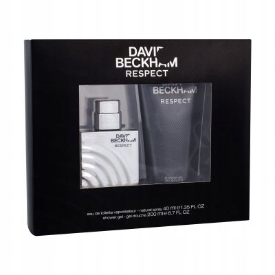 David Beckham Respect Zestaw Edt 40 ml + Żel 200ml