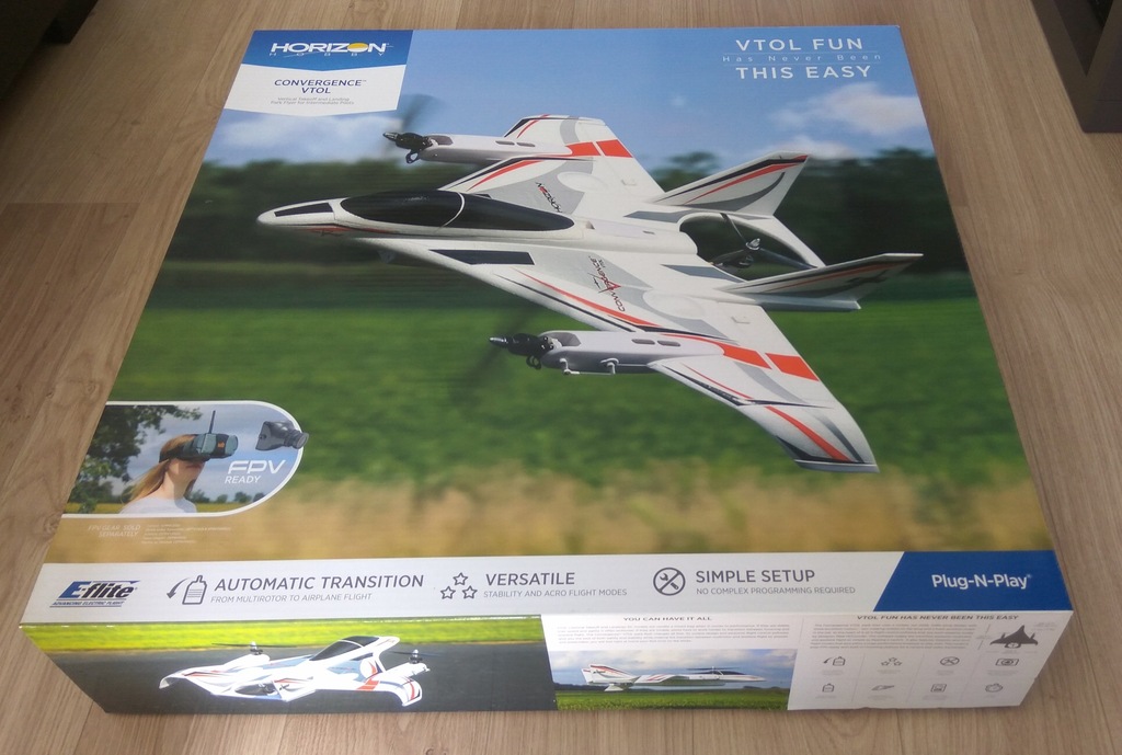 Model RC E-Flite Convergence VTOL PNP, 650mm