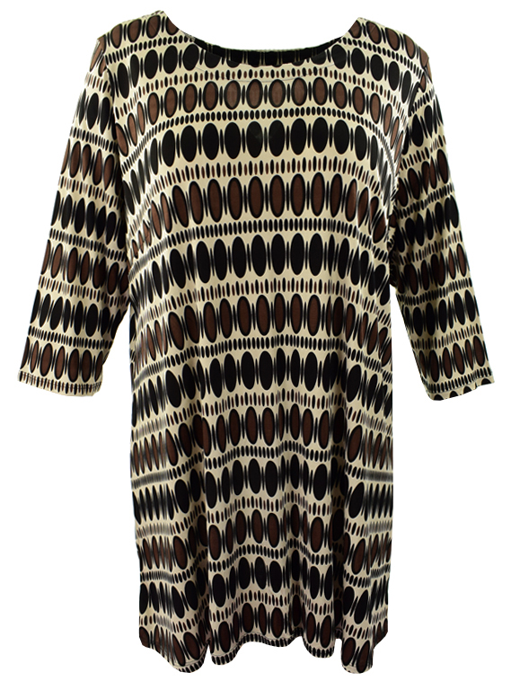 eQ1547 H&M  Wzorzysta domowa sukienka  52