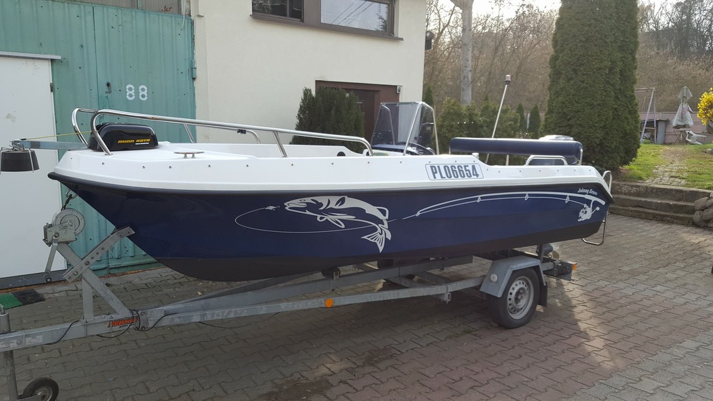 Motorówka RYBI 470 + silnik Yamaha 50 + echo