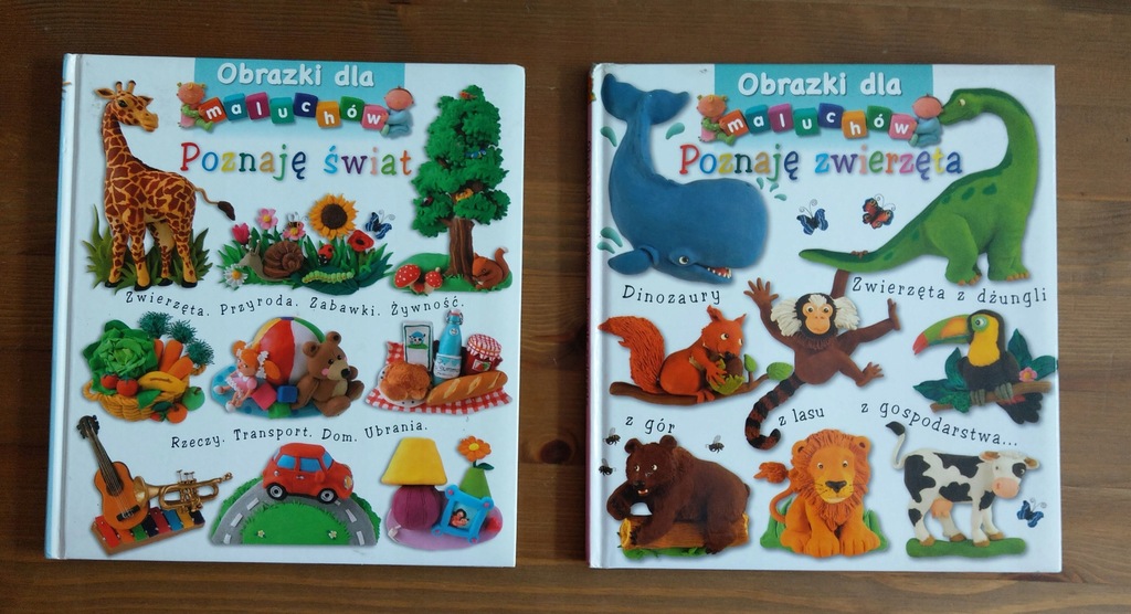 Obrazki dla maluchów Poznaję świat zwierzęta x 2
