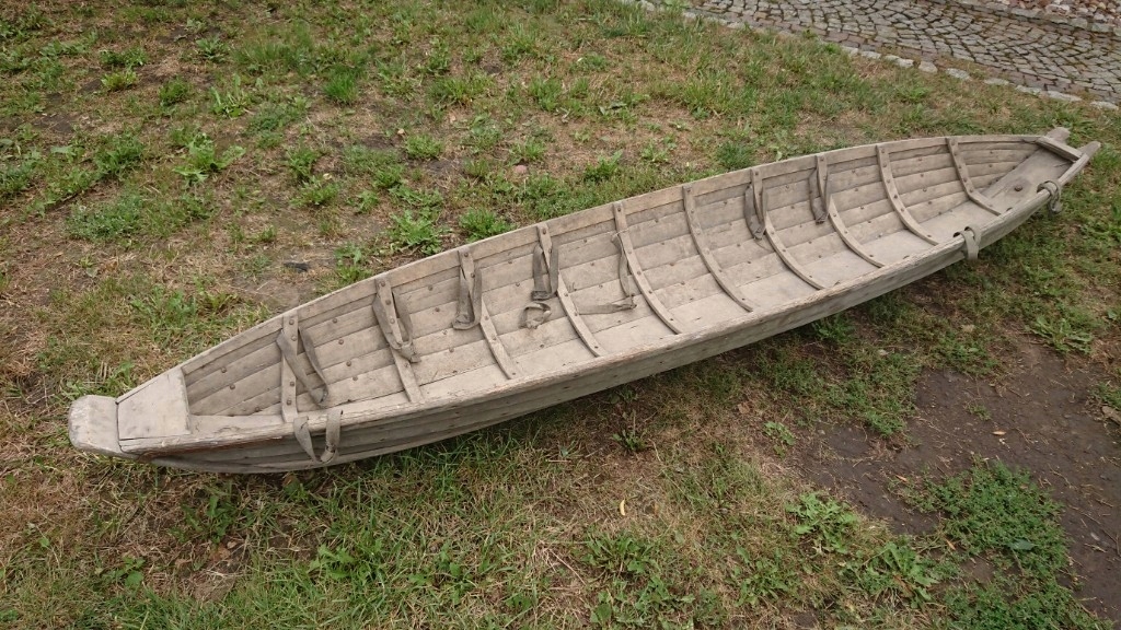 Łódka drewniana kajak łódź ANTYK Antique