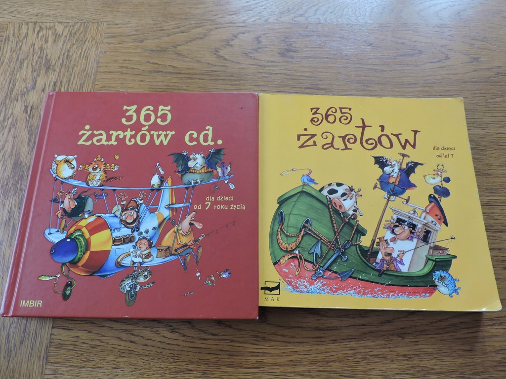 365 żartów. Dwie książki z dowcipami dla dzieci
