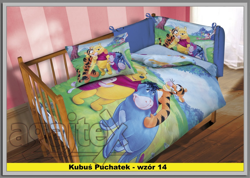 Ochraniacz do łóżeczka Kubuś Puchatek Miś 3 cześć