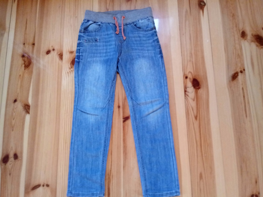 Spodnie Coccodrillo r.134 jeansowe