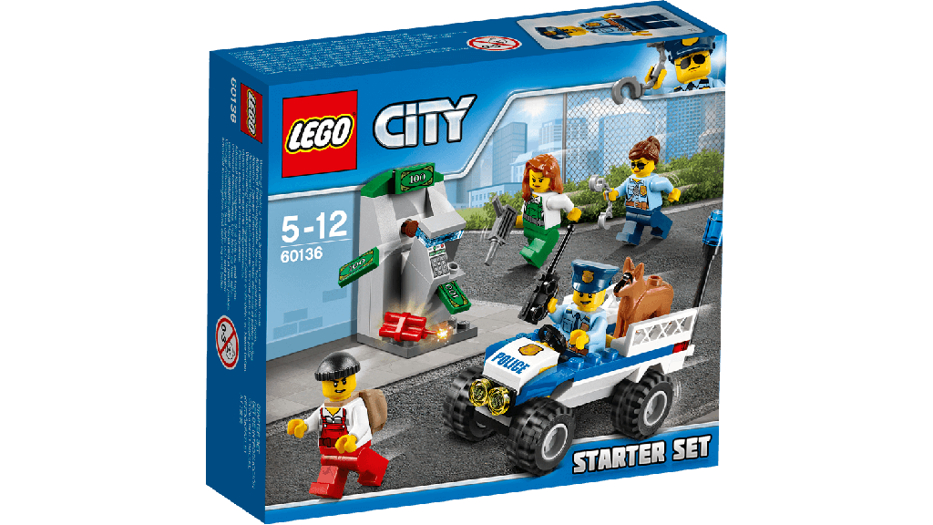 Klocki Lego City zestaw startowy policja  60136