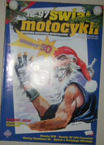 Świat Motocykli-12'97r-Harlej Davidson UL-Junak