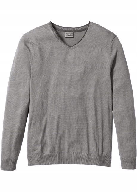 AM320 SZARY SWETER / PULLOVER 44/46 S/M N-V