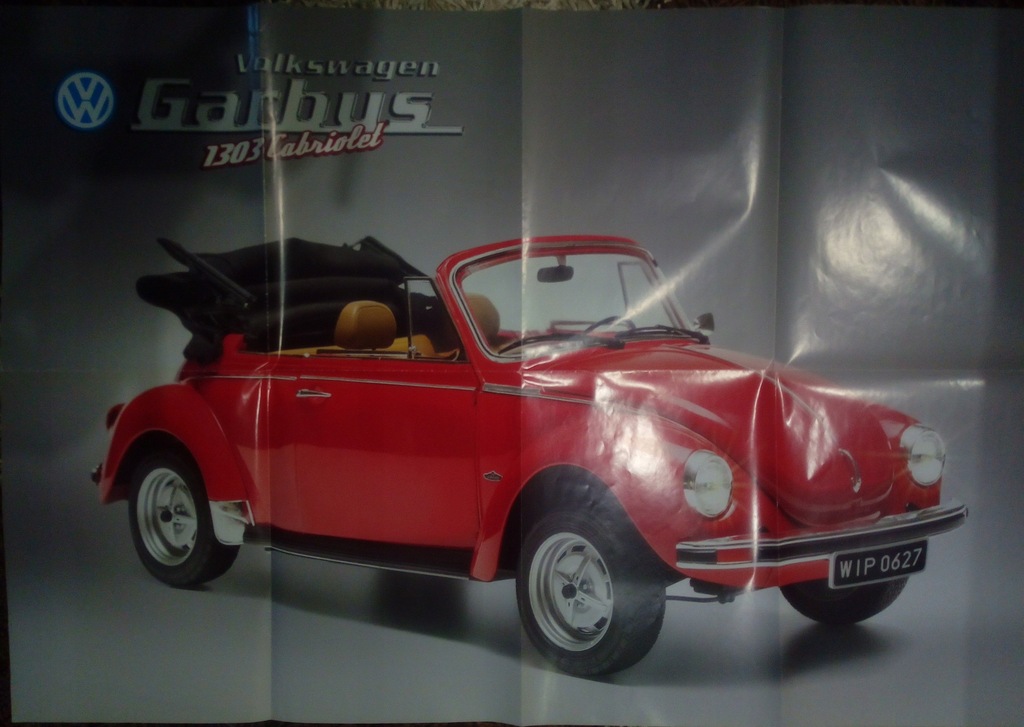 VW GARBUS – PLAKAT 96 cm X 67 cm