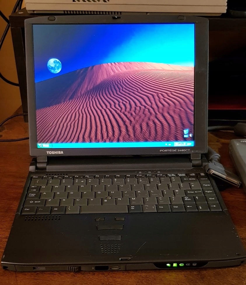 Mini laptop Toshiba 3480CT 11.3&quot; RETRO granie