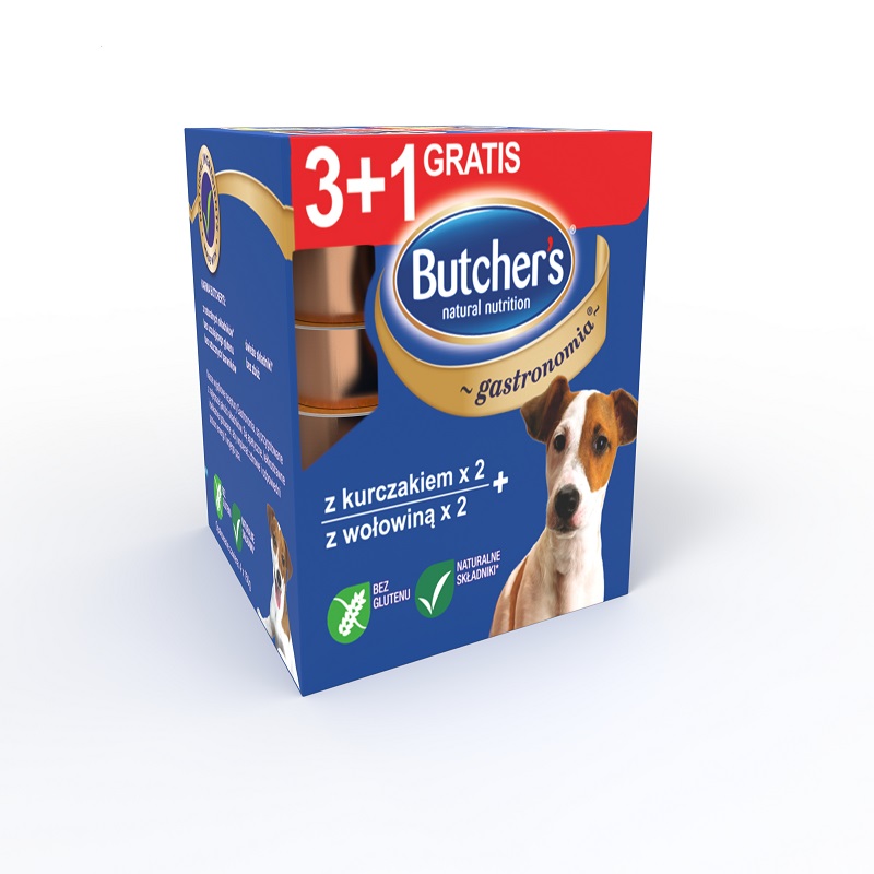 BUTCHER'S Gastronomia Multipack - tacka 4x150g