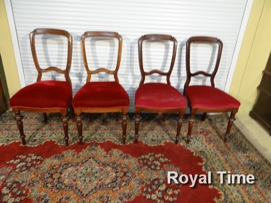 Krzesła eleganckie antyczne komplet