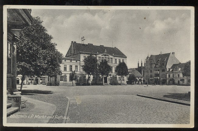 1940 WOLSZTYN - RYNEK, RATUSZ