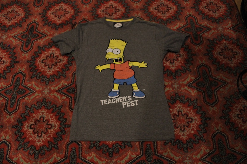 T-shirt Bart Simpson - rozmiar L