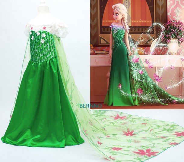 SUKIENKA ELZA ELSA FROZEN KRAINA LODU SUKNIA 120