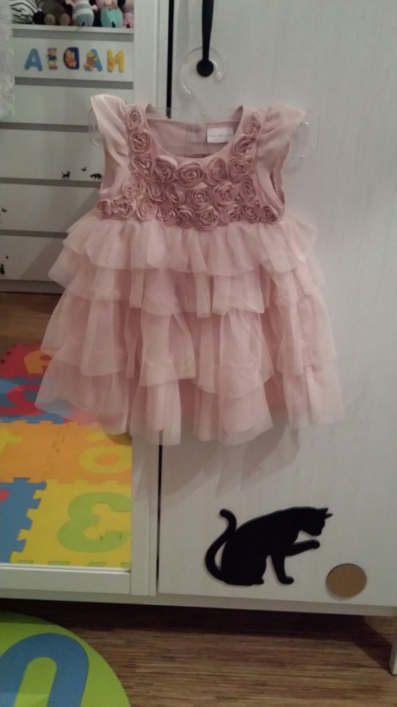 Sukienka dla małej księżniczki-next.(6-9 MIESIECY