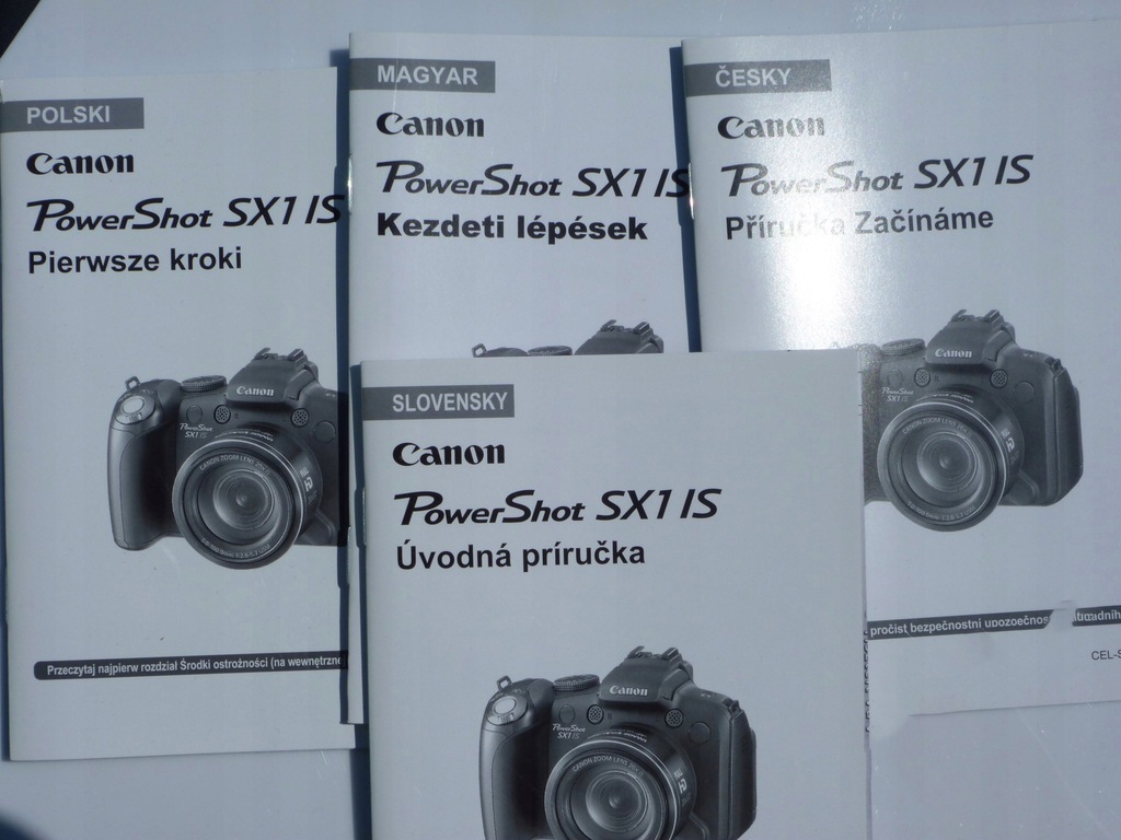 Canon SX1 Sx 1 Instrukcje obsługi Instrukcja PL