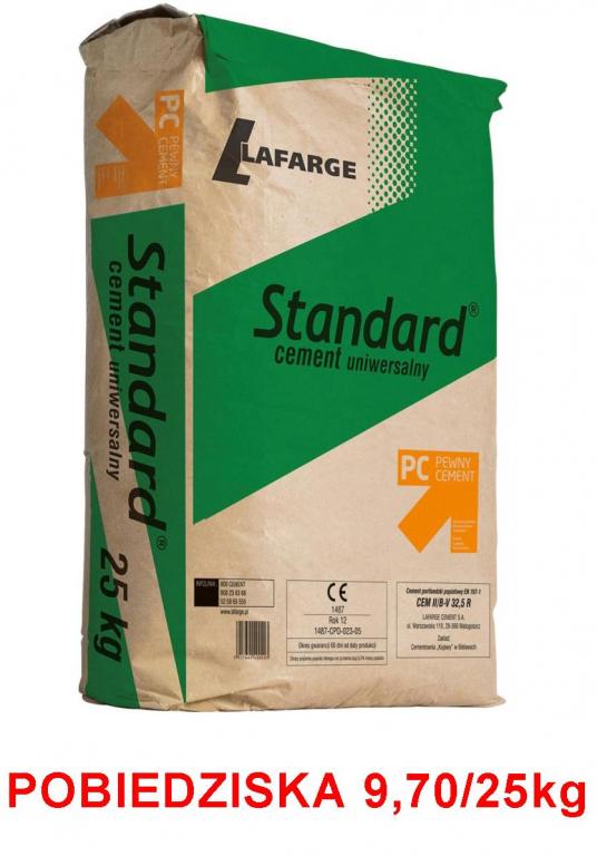 CEMENT STANDARD LAFARGE WOREK 25kg TRANSPORT - 6996464808 - Oficjalne ...