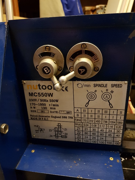 Tokarka do metalu Nutool MC550W