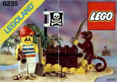 LEGO 6235  Buried Treasure Piraci Pirates LEGOLAND