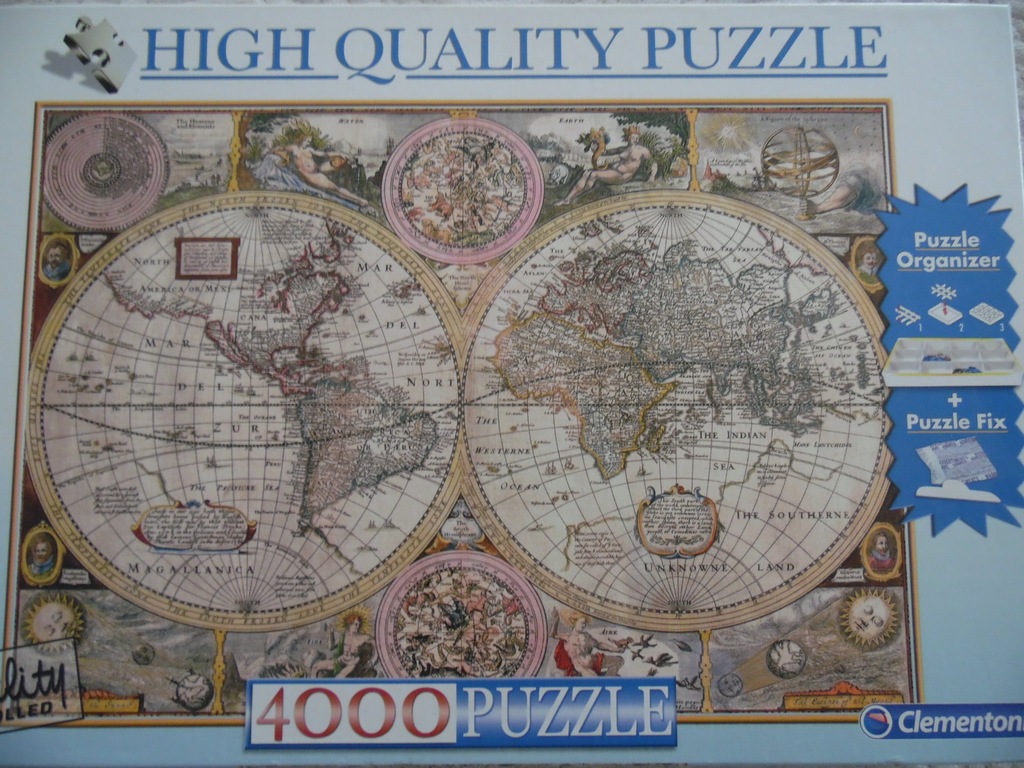 Puzzle 4000 elementów - 7289331471 - oficjalne archiwum Allegro