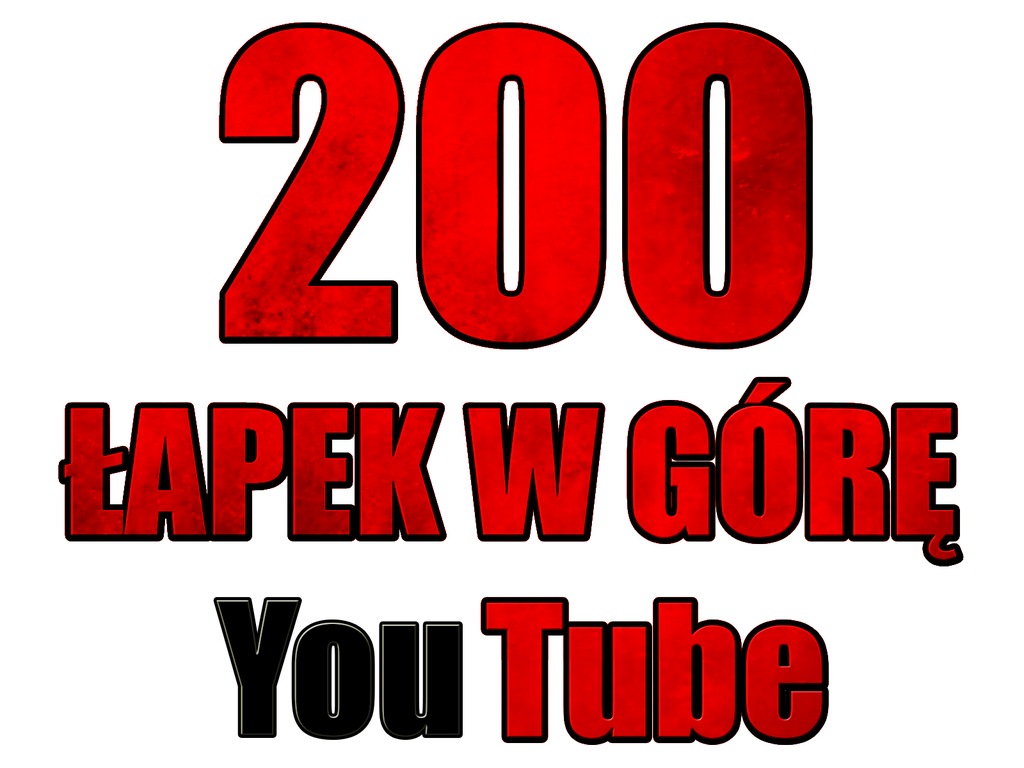 Youtube 200 Lapek W Gore Like Lajki Yt Lapki 7027417546 Oficjalne Archiwum Allegro - 100 robux tanie robuxy 7275012657 oficjalne archiwum allegro