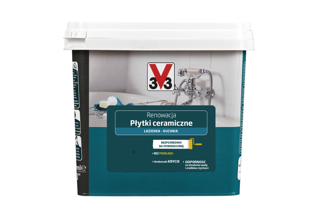 V33 3V3 farba renowacyjna do płytek pistacja 750ml