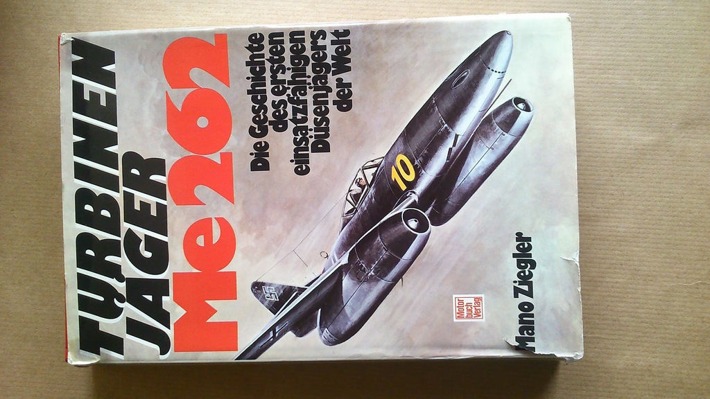 książka samolot Me 262 M Ziegler 1977 myśliwiec